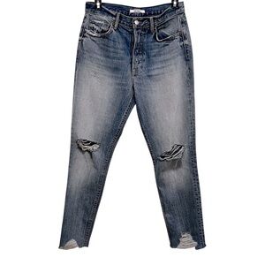 GRLFRND Karolina Button fly Distressed Jeans Really Got Me Style G989 Size 26
